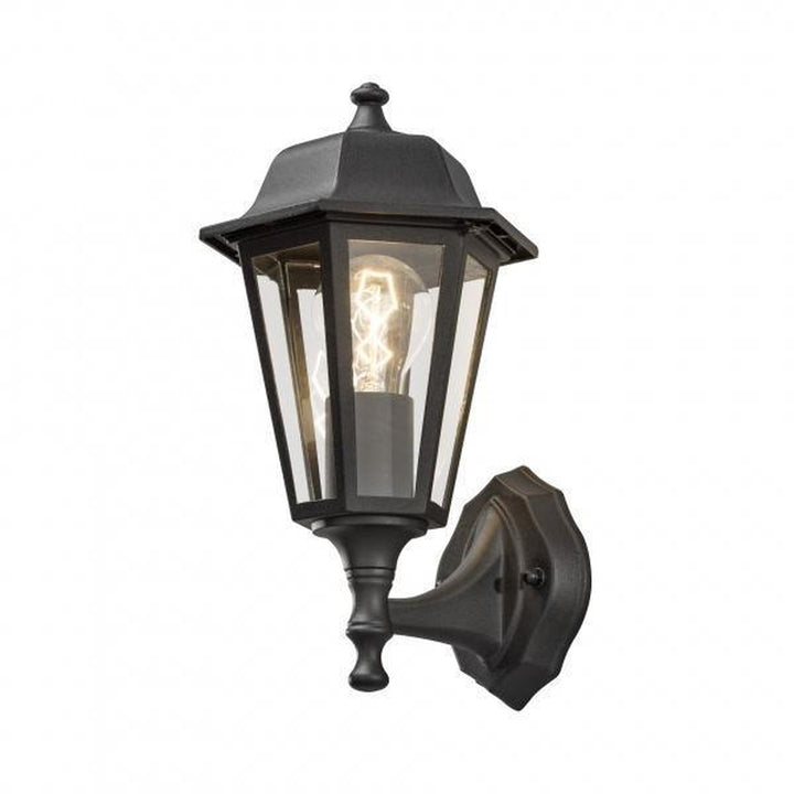 Vegglykt E27 - Svart-Utebelysning vegg klassisk-Konstsmide-Svart-7094-750-Lightup.no