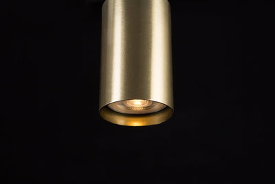 Verona justerbar taklampe 2 lys - Svart/Gullfarget-Taklamper-Emibig-655/2-Lightup.no