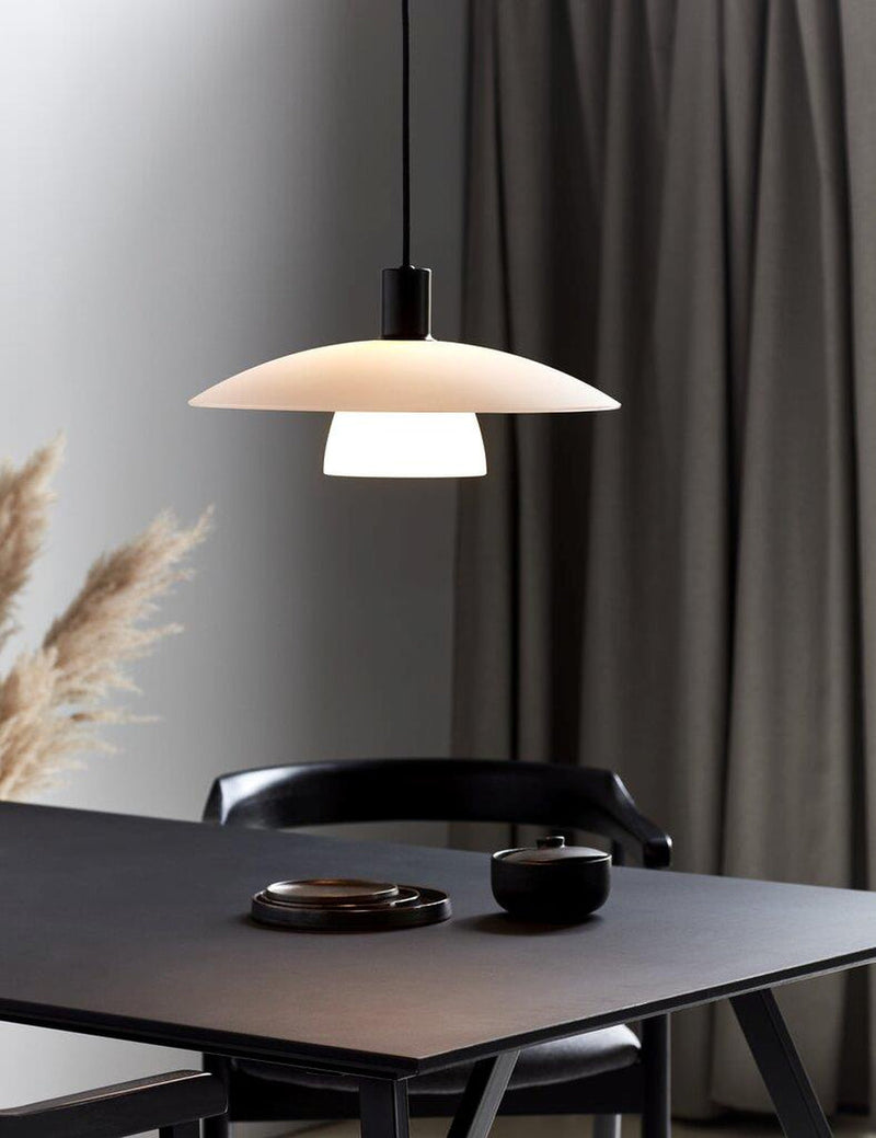 Verona takpendel 40 cm - Svart/Hvit-Takpendler-Nordlux-2010863001-Lightup.no