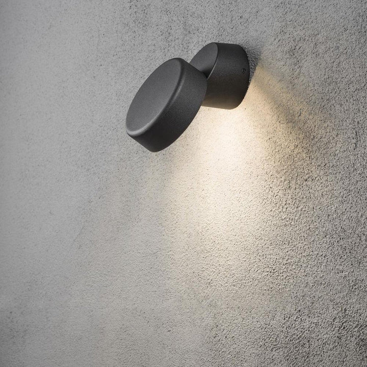 Vicenza vegglampe utendørs IP44 4W - Svart-Utebelysning vegg veggskjold-Konstsmide-Svart-7527-750-Lightup.no
