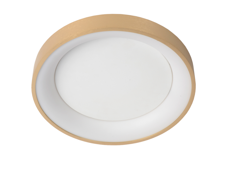 Vidal 28 cm taklampe 21W dimbar LED - Matt gull-Taklamper-Lucide-LC46103/20/02-Lightup.no