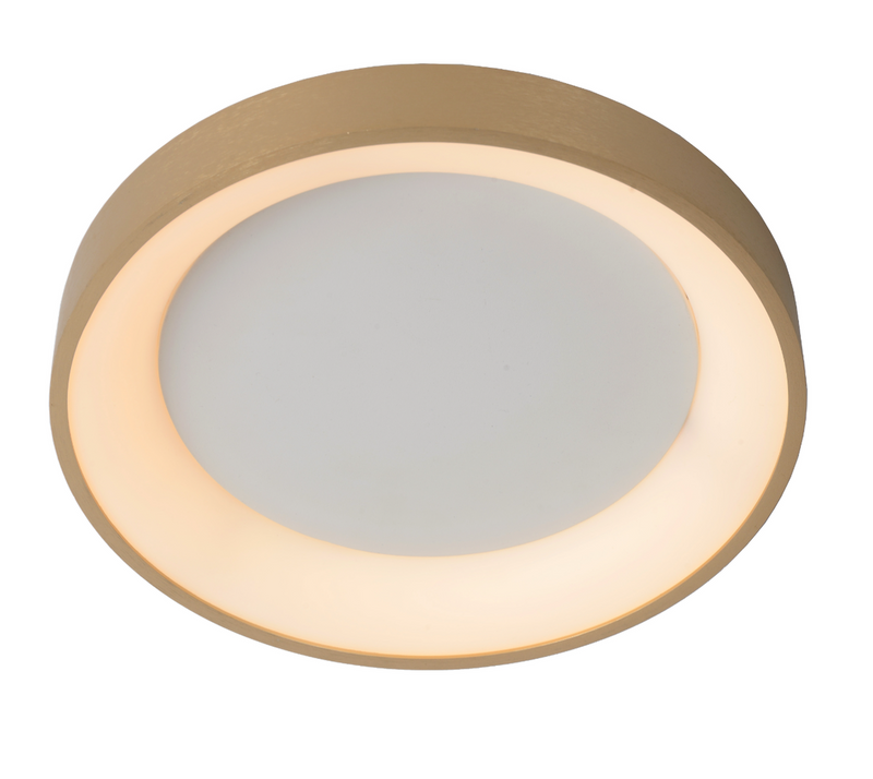 Vidal 28 cm taklampe 21W dimbar LED - Matt gull-Taklamper-Lucide-LC46103/20/02-Lightup.no