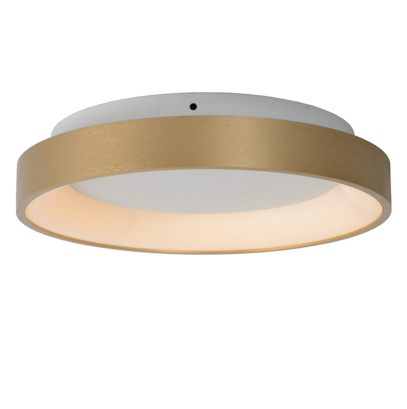 Vidal 28 cm taklampe 21W dimbar LED - Matt gull-Taklamper-Lucide-LC46103/20/02-Lightup.no
