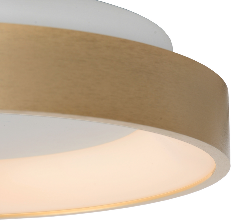 Vidal 28 cm taklampe 21W dimbar LED - Matt gull-Taklamper-Lucide-LC46103/20/02-Lightup.no