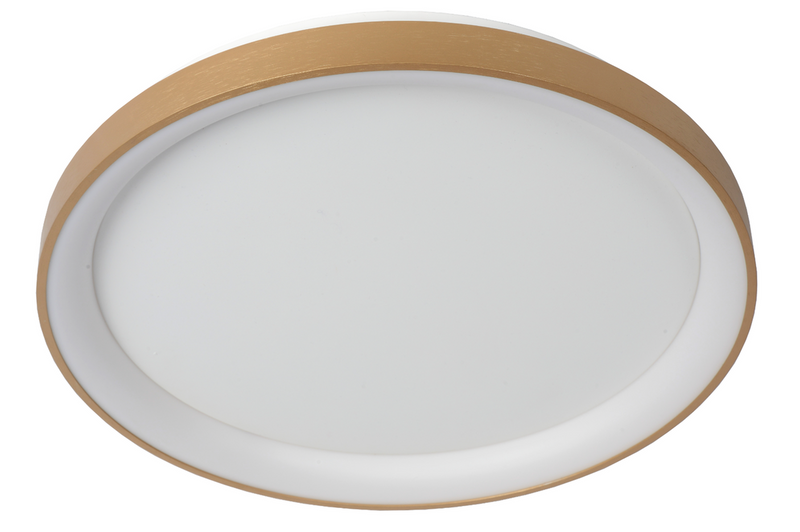Vidal 48 cm taklampe 38W dimbar LED - Matt gull-Taklamper-Lucide-LC46103/38/02-Lightup.no
