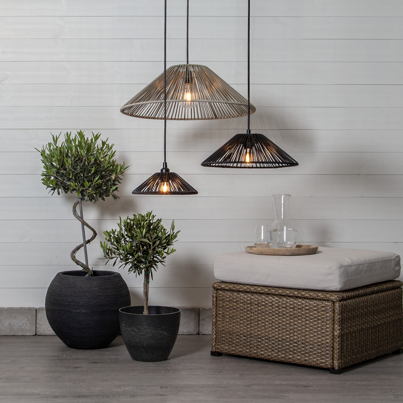 Vide skjerm 58 cm for lysslynge - Beige-Connecta-Star Trading-092-17-Lightup.no