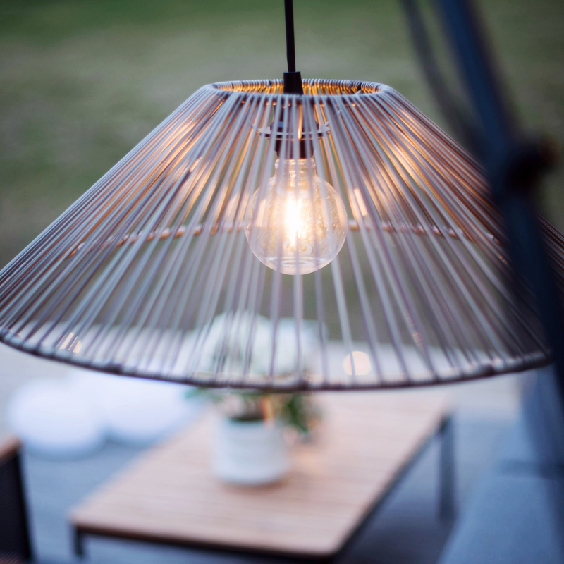 Vide skjerm 58 cm for lysslynge - Beige-Connecta-Star Trading-092-17-Lightup.no