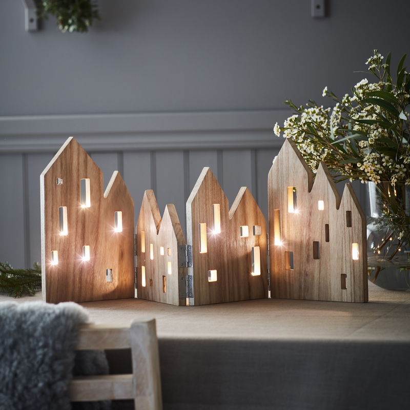 View juleby dekorasjon - Tre-Julebelysning dekor og pynt-Marksløjd-705742-Lightup.no