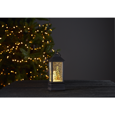Vinter vannfylt lykt - Snømann-Julebelysning dekor og pynt-Star Trading-991-83-Lightup.no