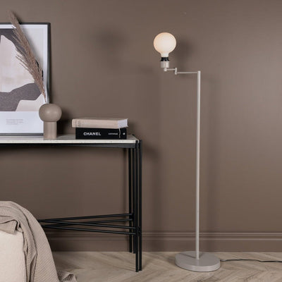 Virro gulvlampe 126 cm - Beige-Gulvlamper-Venture Home-15656-330-Lightup.no