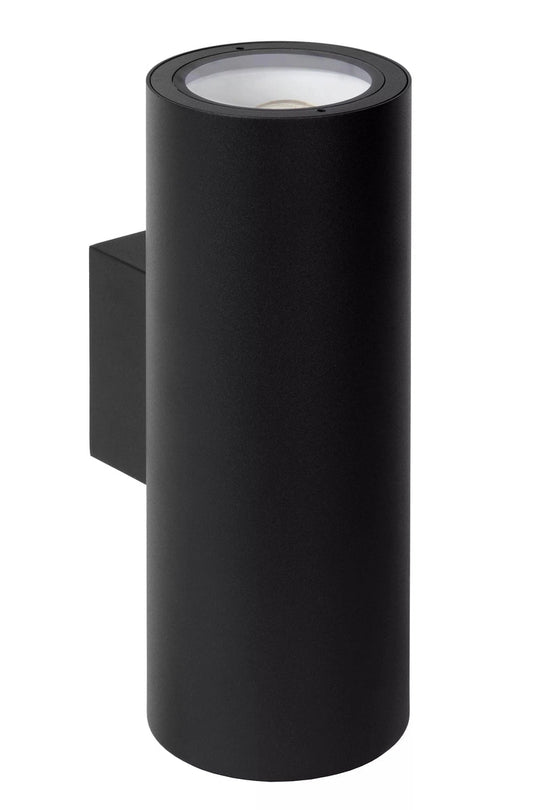 Volantis vegglampe utendørs opp/ned IP54 E27 - Svart-Utebelysning vegg opp og ned-Lucide-Svart-LC27807/02/30-Lightup.no