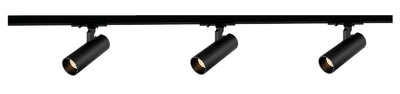 Vox Ezra spotskinne 3 spotter 1 meter 3x10W 2700K dimbar RA90 - Svart-Spotskinner 230V-NorDesign-130000305+389561305+389561205+164271005-Lightup.no