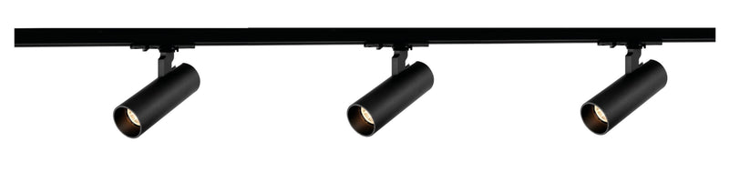 Vox Ezra spotskinne 3 spotter 1 meter 3x10W 2700K dimbar RA90 - Svart-Spotskinner 230V-NorDesign-130000305+389561305+389561205+164271005-Lightup.no