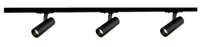 Vox Ezra spotskinne 3 spotter 1 meter 3x10W 3000K dimbar RA90 - Svart-Spotskinner 230V-NorDesign-130000305+389561305+389561205+164301005-Lightup.no