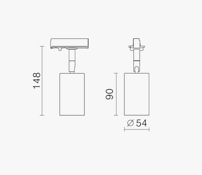Vox Secco spot E27 - Svart-Spotskinner 230V-NorDesign-387570305-Lightup.no