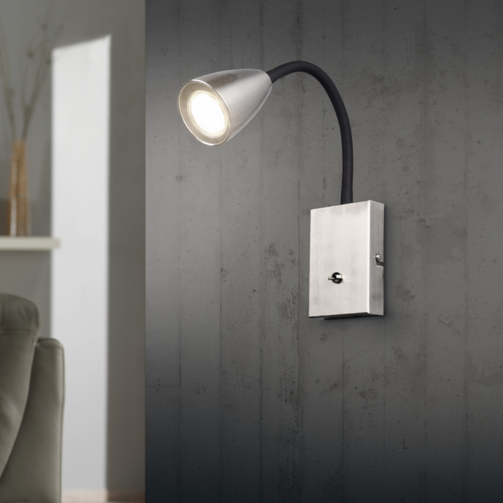 Wanda vegglampe - Nikkel-Vegglamper-Trio Lighting-Nikkel-Trl__202670107-Lightup.no
