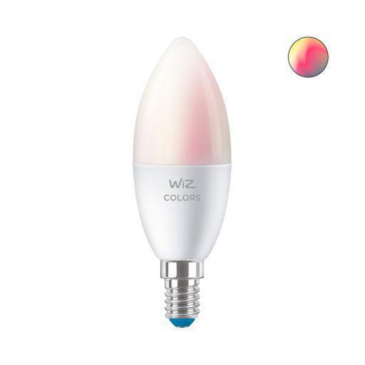 WiZ E14 Mignon Lyspære 4,9W Wifi - Fullfarge-LED-pære E14 sokkel-WiZ-929002448802-Lightup.no