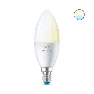 WiZ E14 Mignon Lyspære 4,9W Wifi - Justerbar fargetemperatur 2700-6500 Kelvin-LED-pære E14 sokkel-WiZ-929002448702-Lightup.no