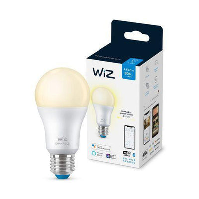 WiZ E27 Lyspære A60 8W Wifi - 2700 Kelvin-Smartpærer E27-WiZ-929002450202-Lightup.no