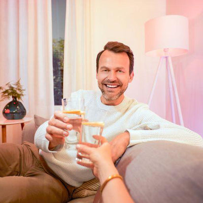 WiZ E27 Lyspære A60 8W Wifi - Fullfarge - 2 pakning-Smartpærer E27-WiZ-929002383632-Lightup.no