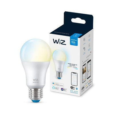 WiZ E27 Lyspære A60 8W Wifi - Justerbar fargetemperatur-Smartpærer E27-WiZ-929002383502-Lightup.no