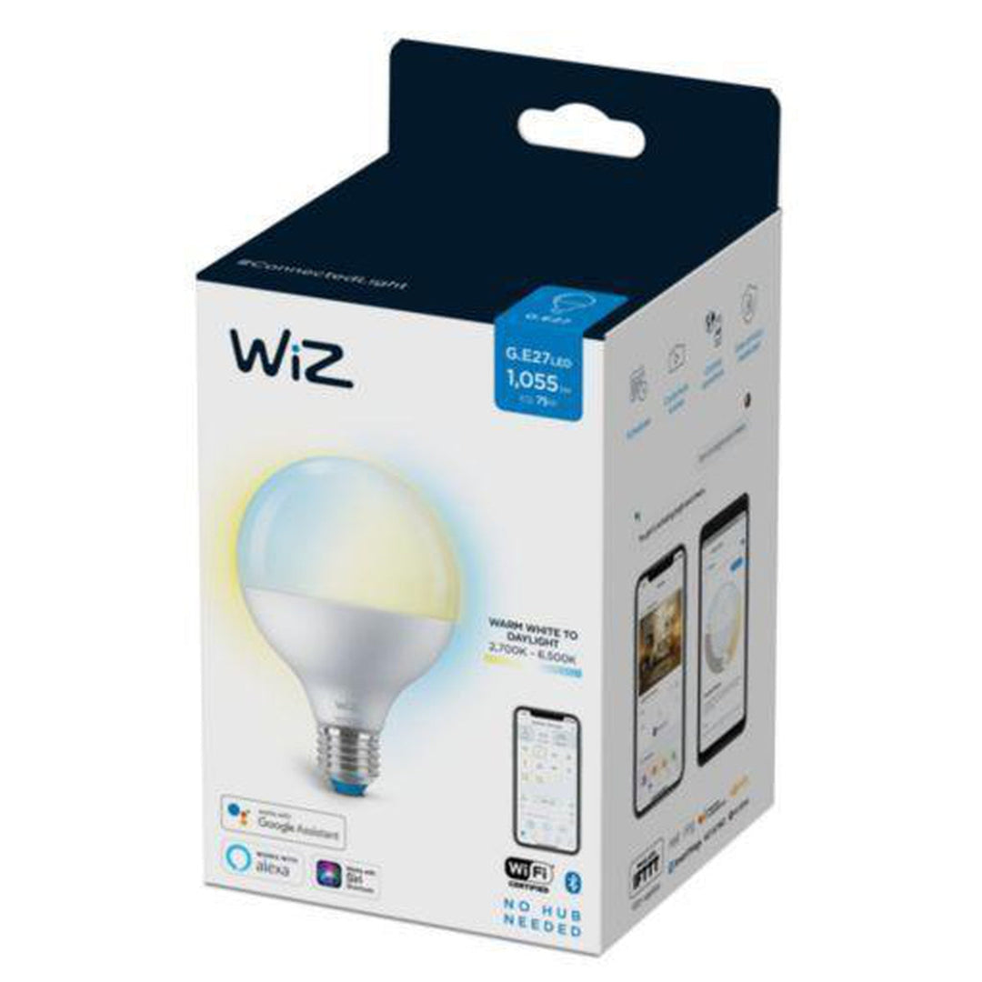 WiZ E27 Lyspære G95 11W Wifi - Justerbar fargetemperatur-Smartpærer E27-WiZ-929002451002-Lightup.no