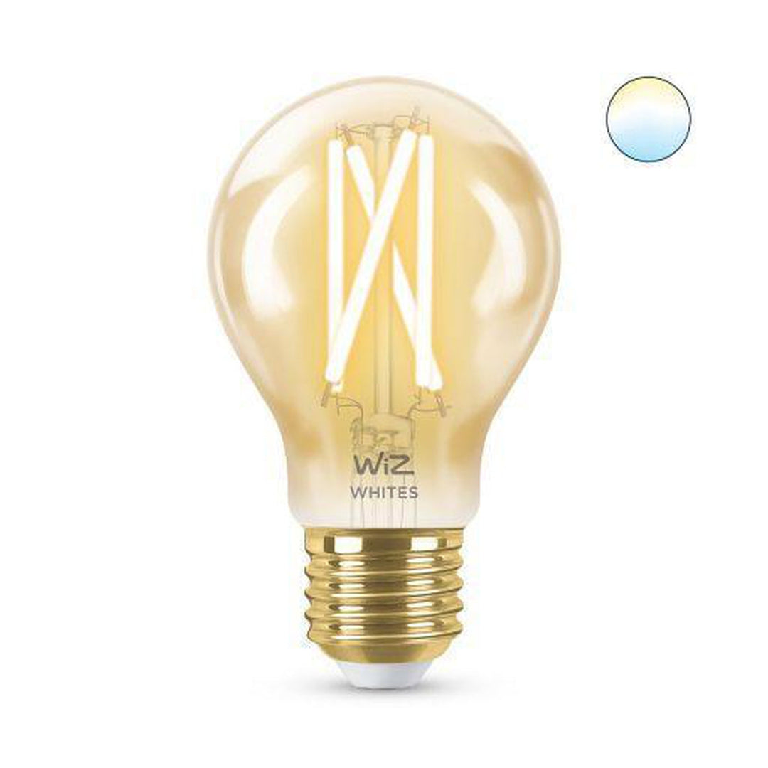 WiZ E27 Lyspære filament A60 6,7W Wifi - Justerbar fargetemperatur 2000-5000 Kelvin-Smartpærer E27-WiZ-929002417201-Lightup.no