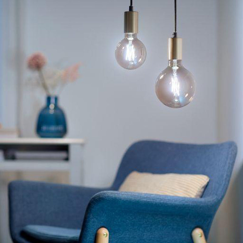 WiZ E27 Lyspære filament G125 6,7W Wifi - Justerbar fargetemperatur 2000-5000 Kelvin-Smartpærer E27-WiZ-929003017901-Lightup.no