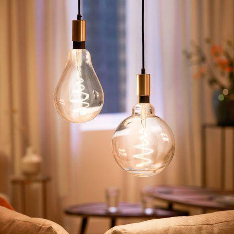 WiZ E27 Lyspære filament G200 6,5W Wifi - Justerbar fargetemperatur 2000-5000 Kelvin-Smartpærer E27-WiZ-929002419301-Lightup.no