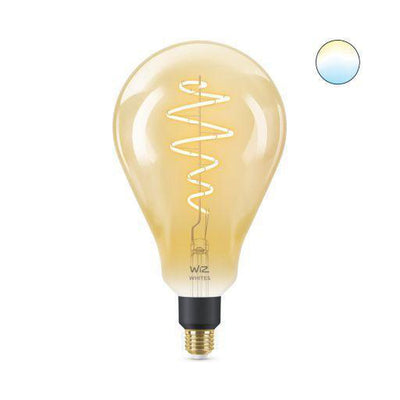WiZ E27 Lyspære filament PS160 6,5W Wifi - Justerbar fargetemperatur 2000-5000 Kelvin-Smartpærer E27-WiZ-929002419601-Lightup.no