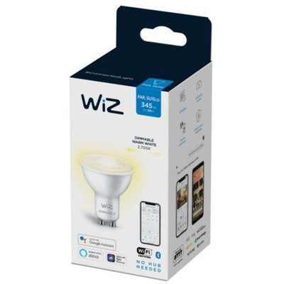 WiZ GU10 Lyspære 4,9W Wifi - 2700 Kelvin-LED-pære GU10-WiZ-929002448102-Lightup.no