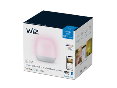 WiZ Smart Hero bordlampe 9W 2700-6500K RGB Farge Wîfi - Hvit-Bordlamper-WiZ-929002626701-Lightup.no