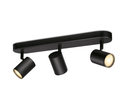 WiZ Smart Imageo 3 lys spot 3x5W 2700-6500K Wîfi - Svart-Taklamper-WiZ-929002658601-Lightup.no