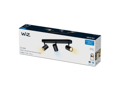 WiZ Smart Imageo 3 lys spot 3x5W 2700-6500K Wîfi - Svart-Taklamper-WiZ-929002658601-Lightup.no