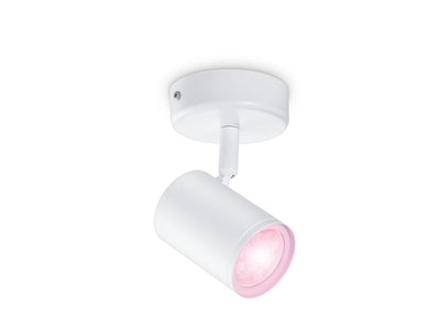 WiZ Smart Imageo enkelt spot 5W 2700-6500K RGB Fullfarge Wîfi - Hvit-Taklamper-WiZ-929002658701-Lightup.no