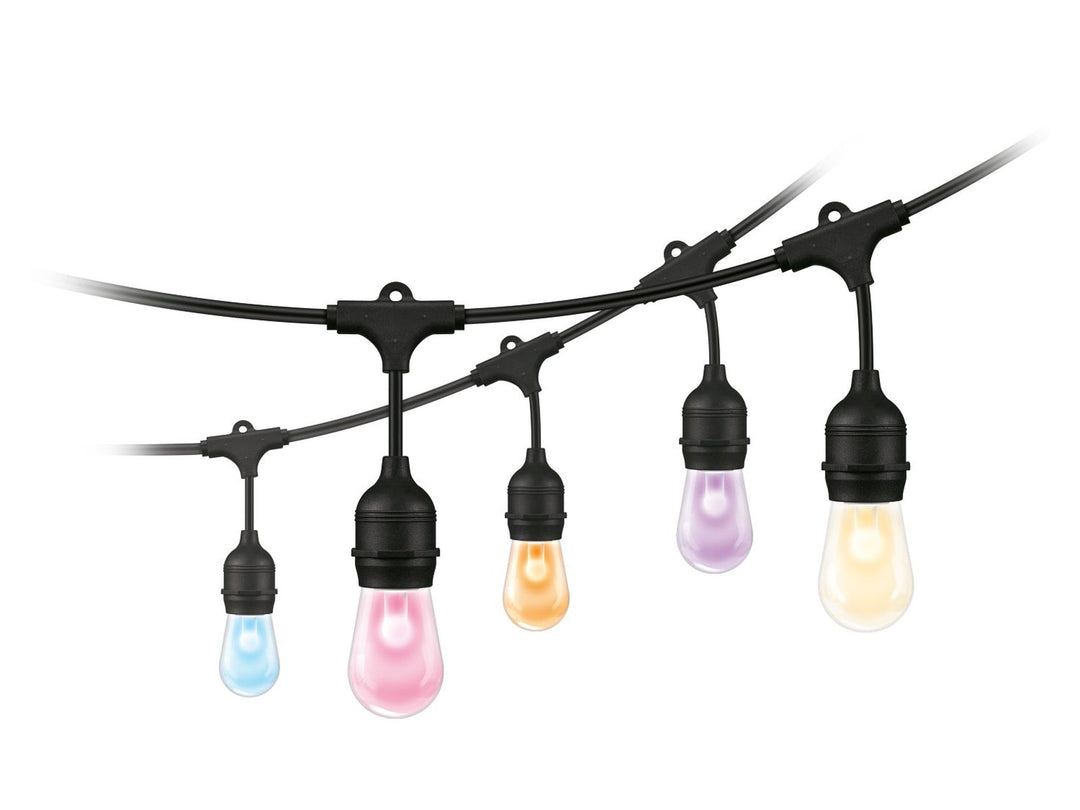 WiZ Smart Lysslynge utendørs 12W 2700-5000K RGB Farge Wîfi - Svart-Lysslynge-WiZ-Svart-929003213201-Lightup.no