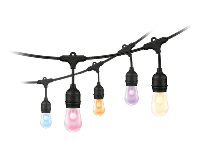 WiZ Smart Lysslynge utendørs 12W 2700-5000K RGB Farge Wîfi - Svart-Lysslynge-WiZ-929003213201-Lightup.no