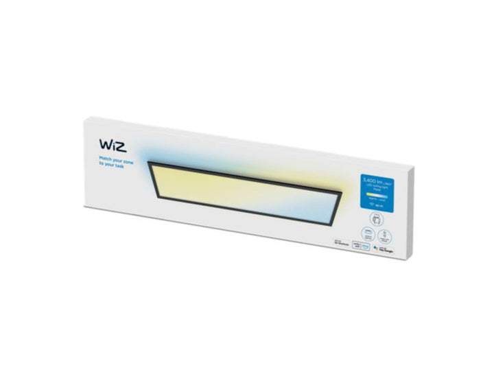 WiZ Smart rektangel taklampe 36W 2700-6500K Wîfi - Svart-Taklamper-WiZ-929003248801-Lightup.no