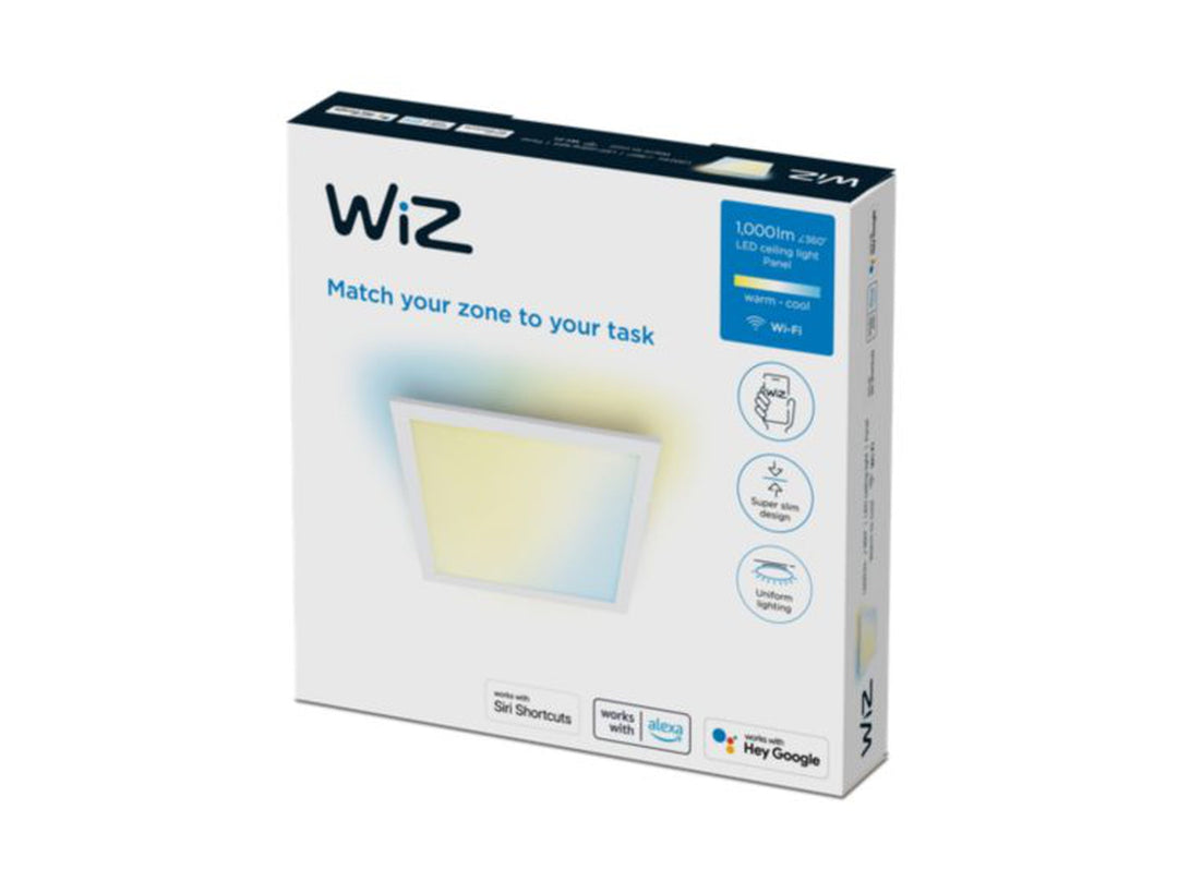 WiZ Smart taklampe 12W 2700-6500K 30x30 cm Wîfi - Hvit-Taklamper-WiZ-929003241801-Lightup.no