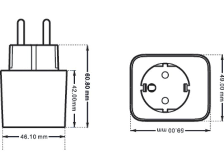 WiZ Smartplug m/strømmåler-Tilbehør-WiZ-929002427101-Lightup.no