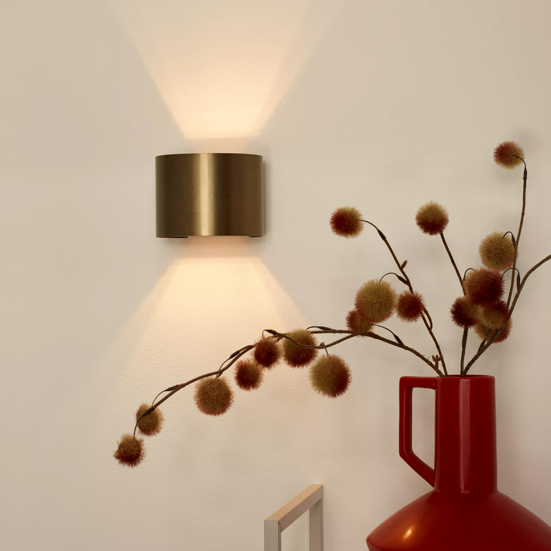 Xio rund vegglampe opp/ned - Coffee-Vegglamper-Lucide-LC09218/04/97-Lightup.no