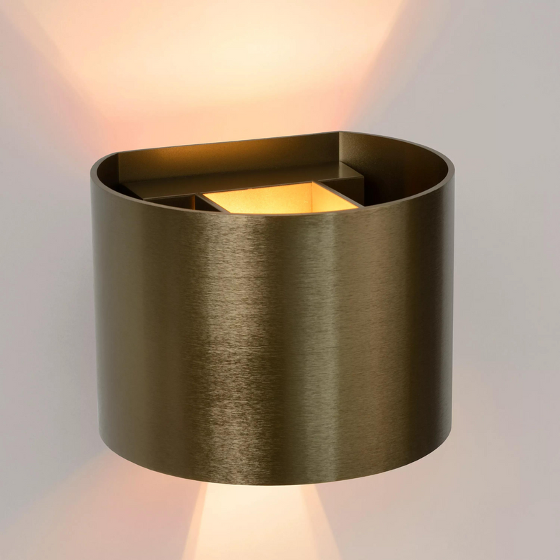 Xio rund vegglampe opp/ned - Coffee-Vegglamper-Lucide-LC09218/04/97-Lightup.no