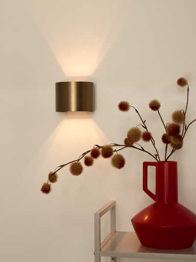 Xio rund vegglampe opp/ned - Coffee-Vegglamper-Lucide-LC09218/04/97-Lightup.no