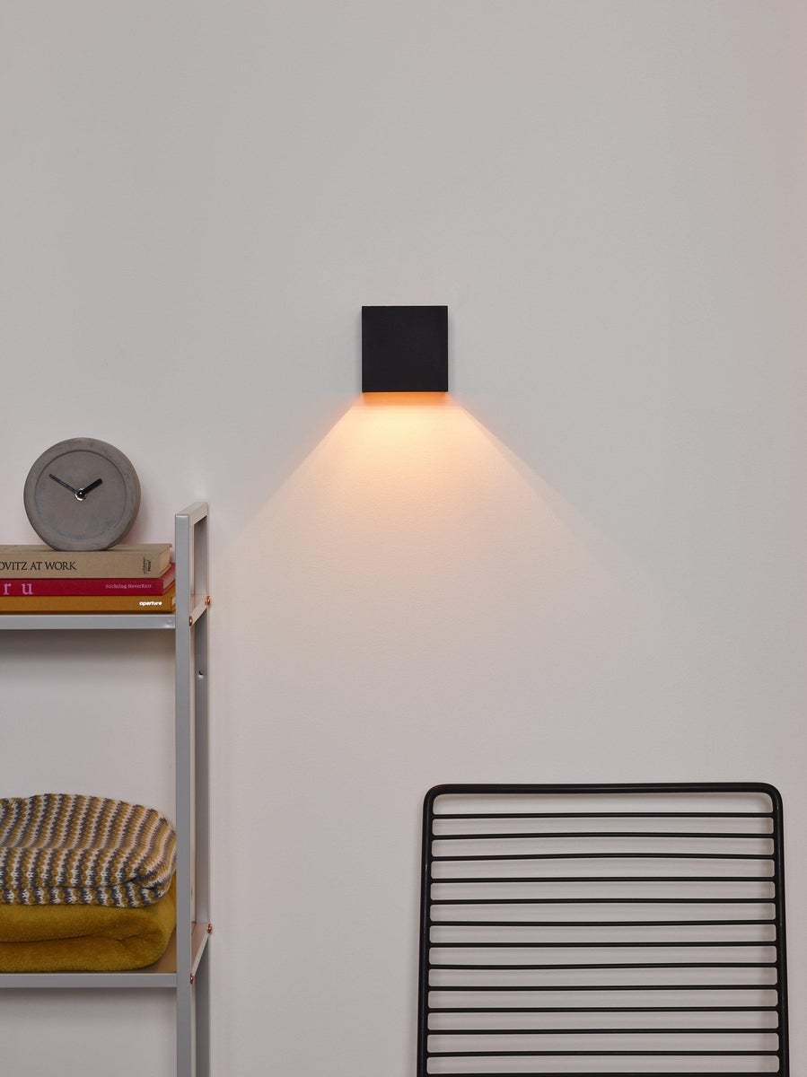 Xio square vegglampe opp/ned-Vegglamper-Lucide-Svart-LC09217/04/30-Lightup.no