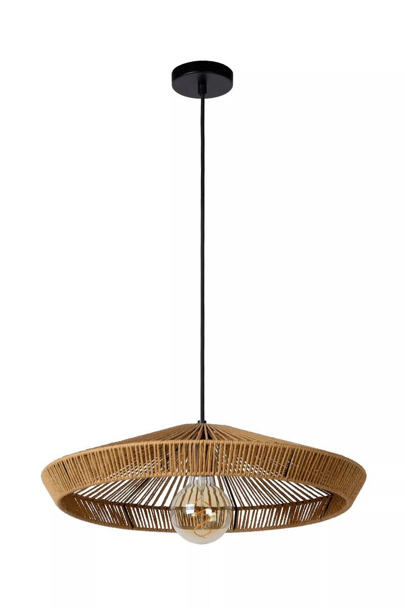 Yunkai takpendel 50 cm - Natur-Takpendler-Lucide-LC10413/50/72-Lightup.no