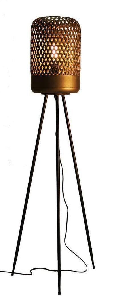 Zeny gulvlampe - Svart/Gullfarget-Gulvlamper-A-grossisten-A-459302-Lightup.no