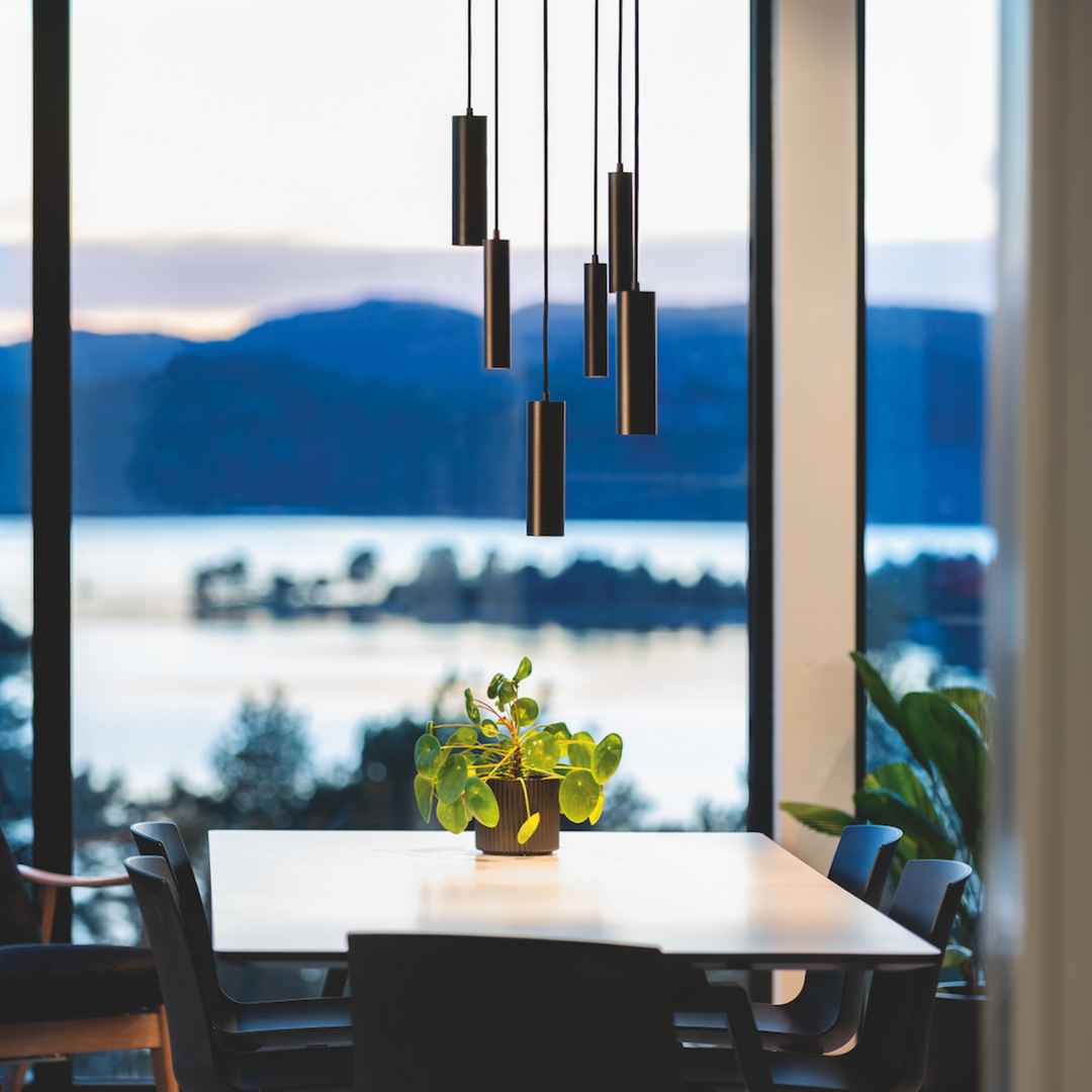 Zip Tube Mini Pendel 17W LED 3000K-Takpendler-Sg Armaturen As-Svart-3203677-Lightup.no