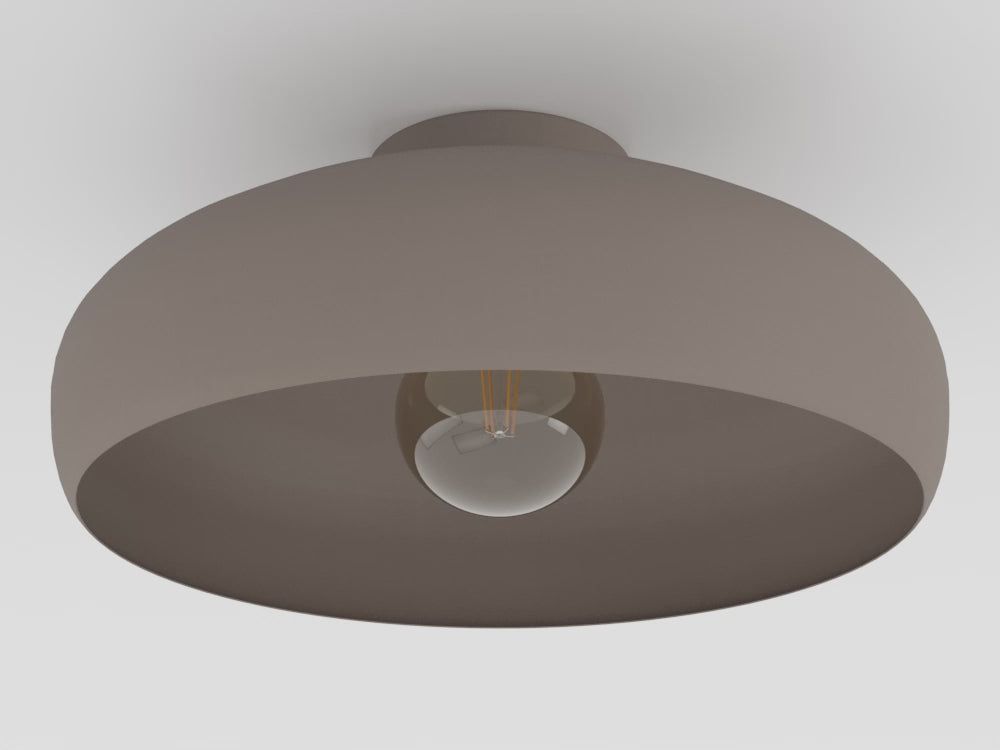Mogano takplafond 40 cm E27 - Mokka