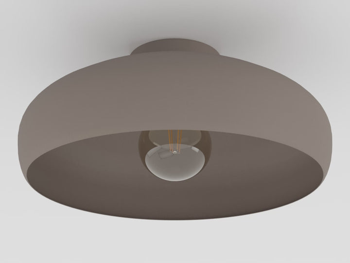 Mogano takplafond 40 cm E27 - Mokka